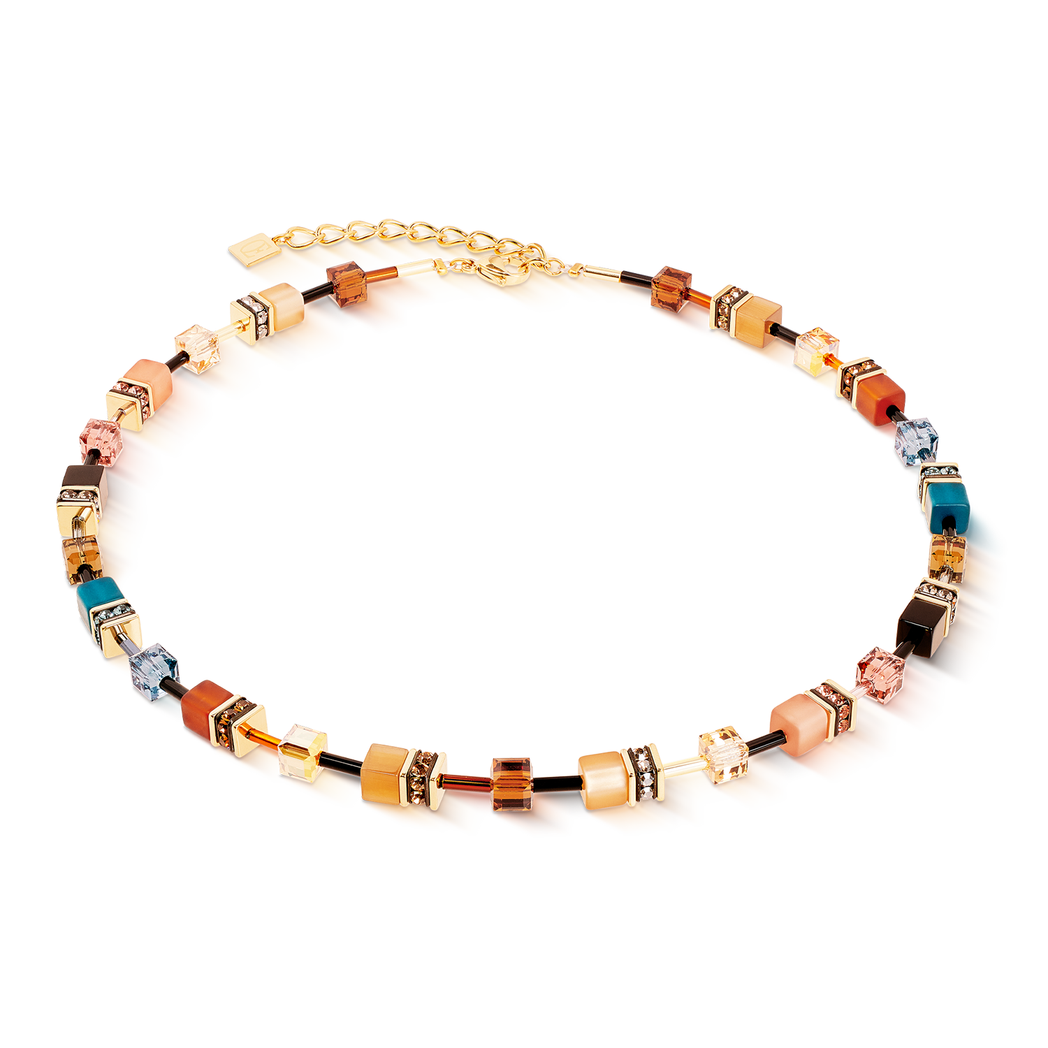 GeoCUBE Iconic Earth Mirage Κολιέ Lionheart Χρυσό 2838101131