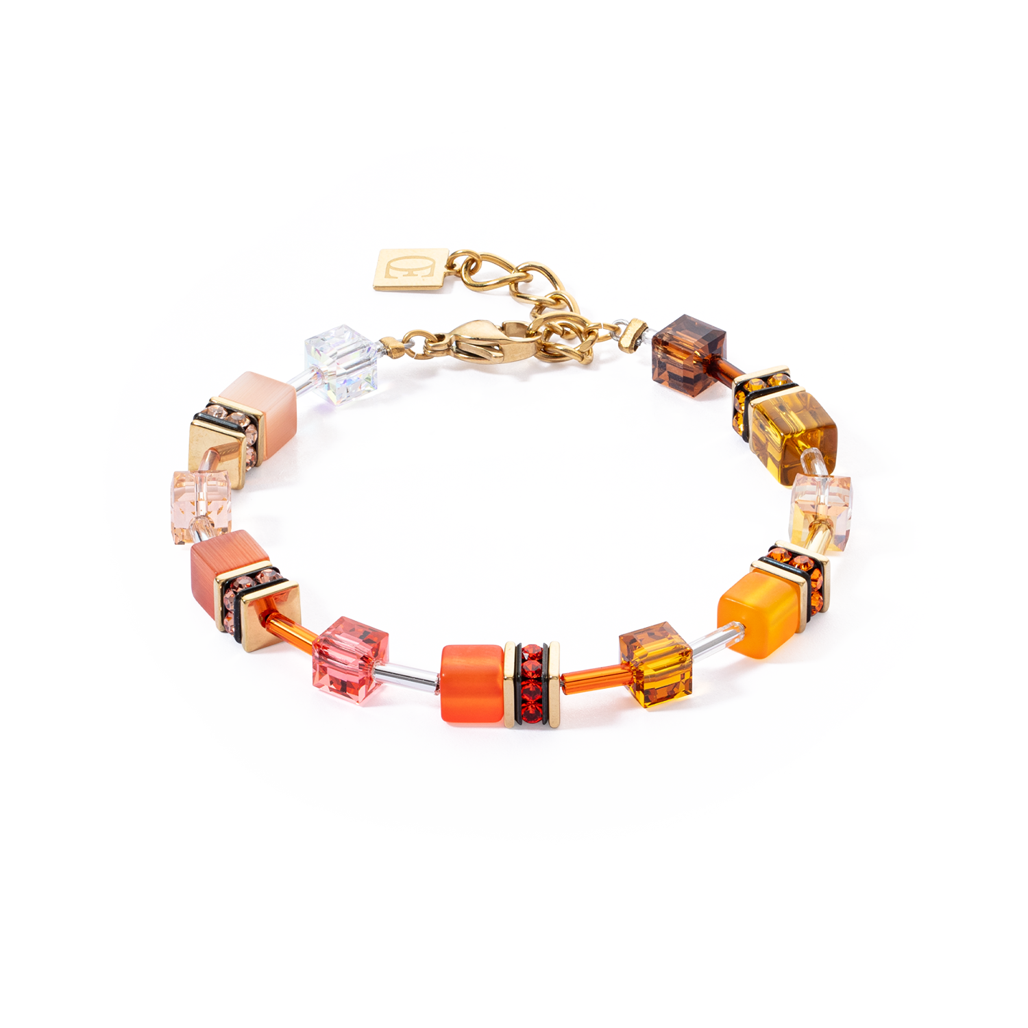 Kollektion 2838 – Orange / Goldbraun – Armband – Löwenherz