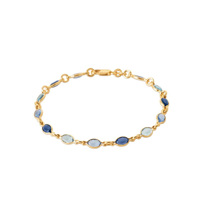 Pulsera Ovalada – Bañada en Oro | Azuline