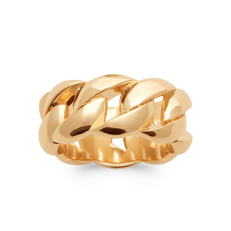 Mesh - Gold Plated Ring - Azuline