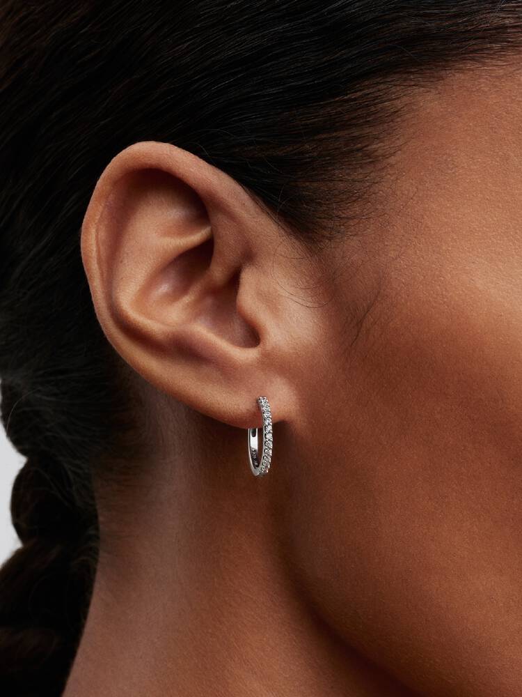 Boucles d'oreilles Pandora - Mini Créoles Scintillantes | 294649C01