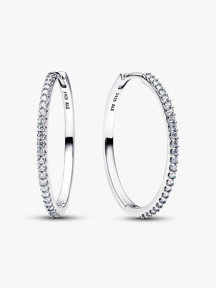 Boucles d'oreilles Pandora - Créoles Scintillantes | 294650C01