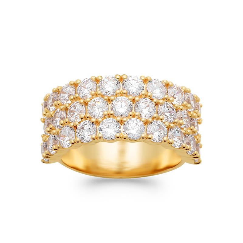 Bling - gold plated ring - Azuline