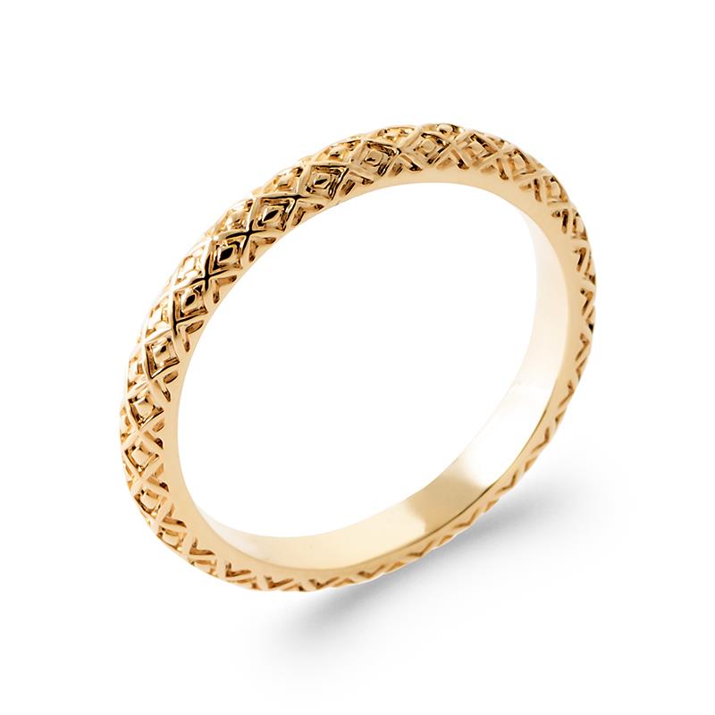 Hypnotique - Rhombus - Gold Plated Ring - Azuline