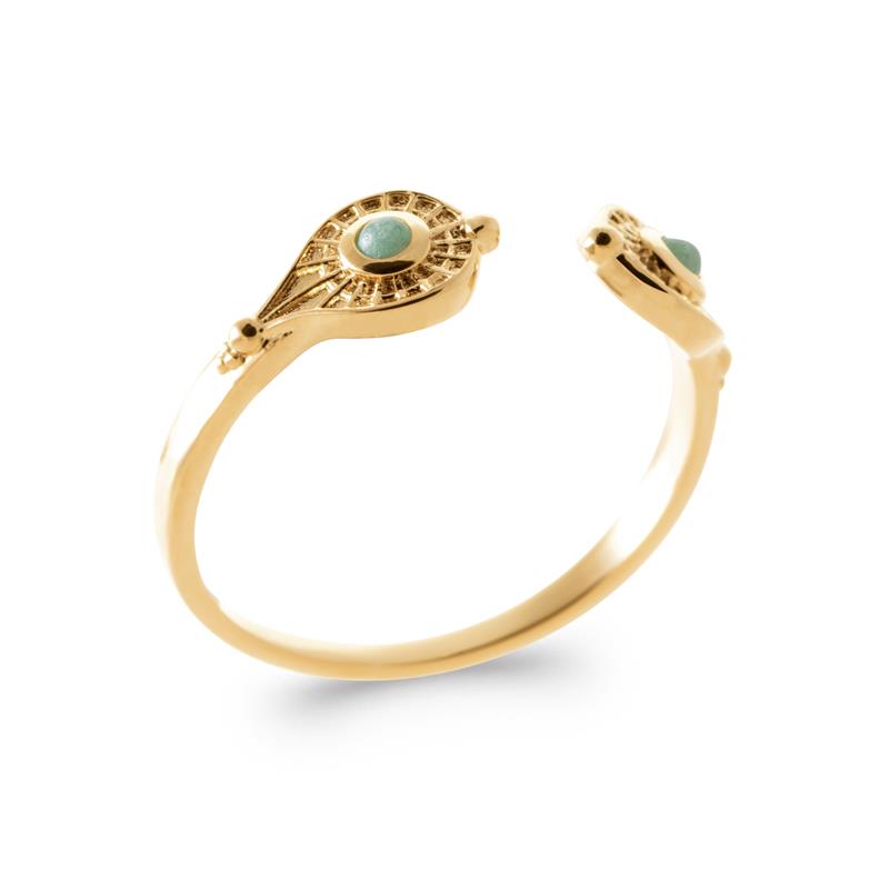 Drop - Gold Plated Ring - Azuline