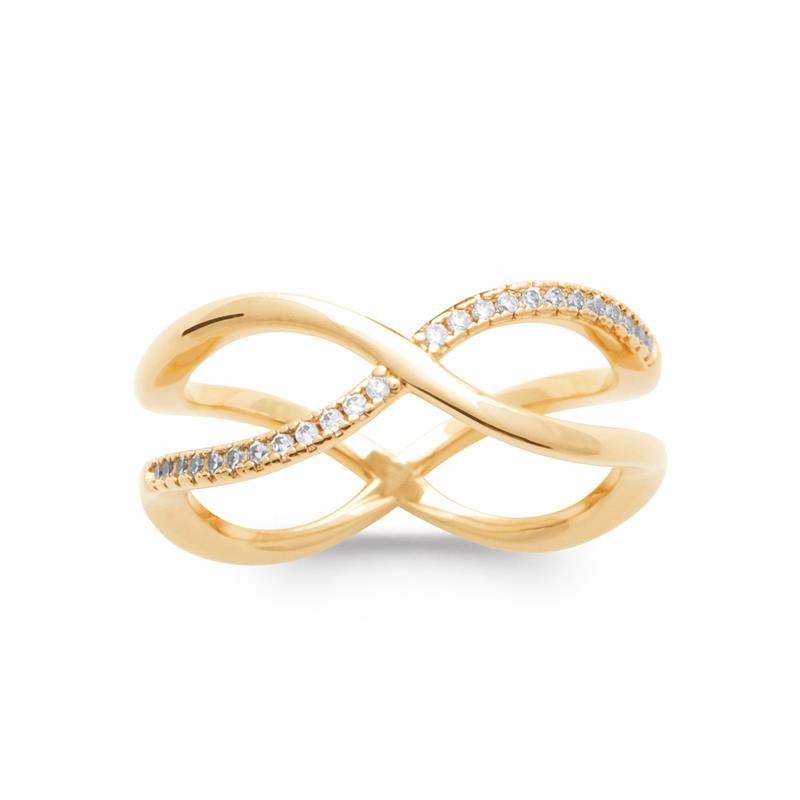 Loop - Gold plated ring - Azuline