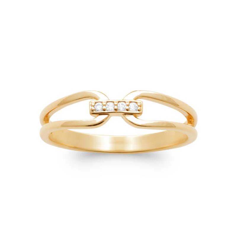 Loop - Gold plated ring - Azuline