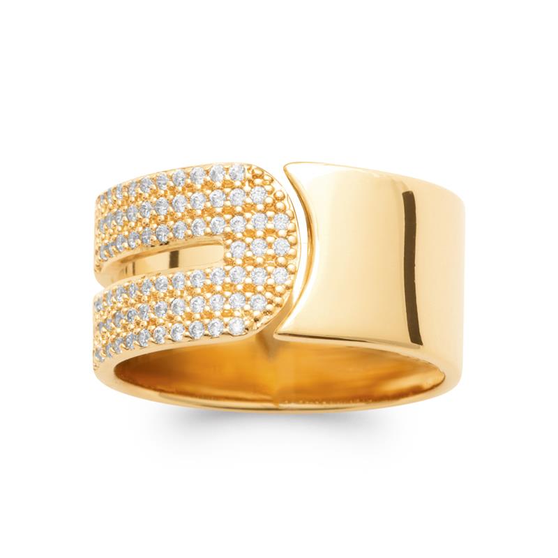 Loop - Gold plated ring - Azuline