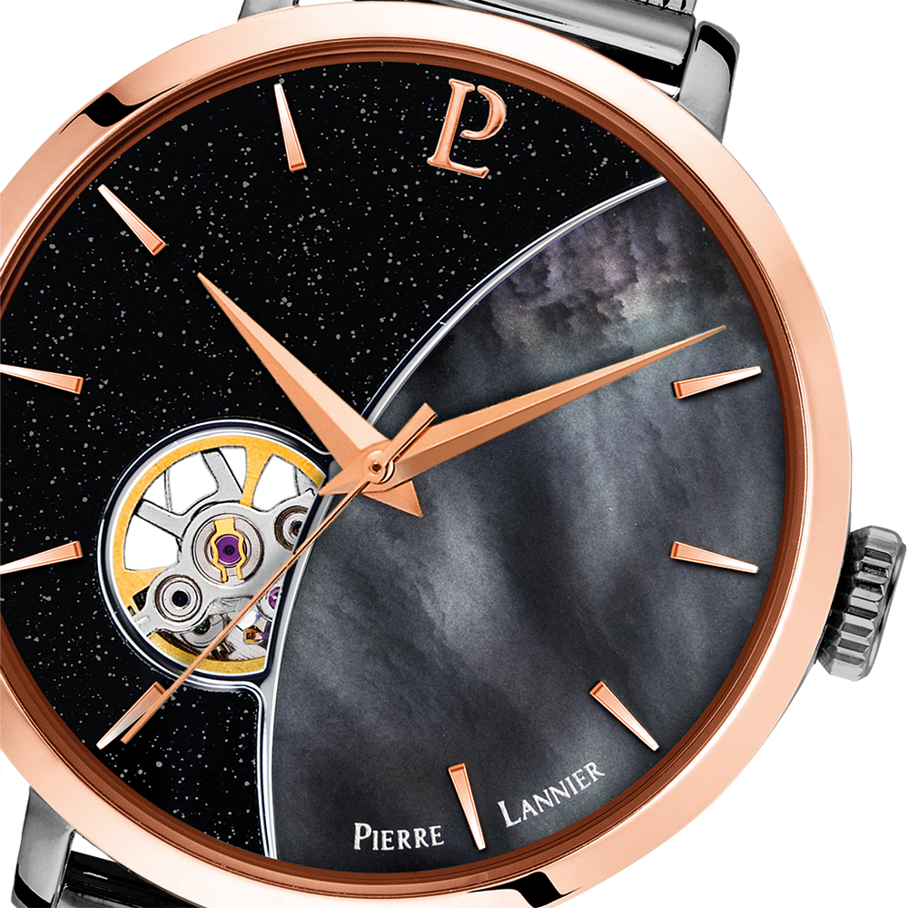 Celeste - Milanese gray - Watch - Pierre Lannier