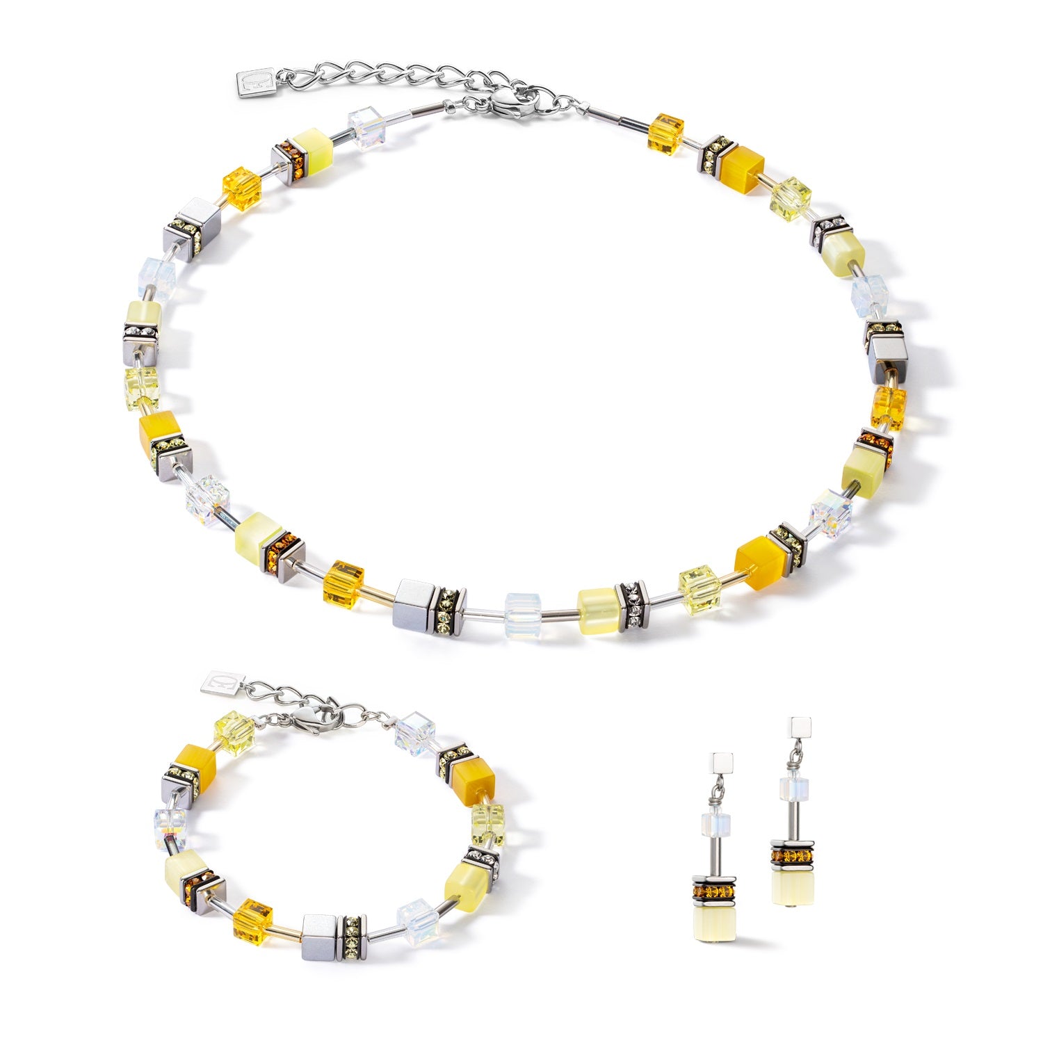 Collection 3339 - Joyfull Yellow - Earrings - Lion Heart