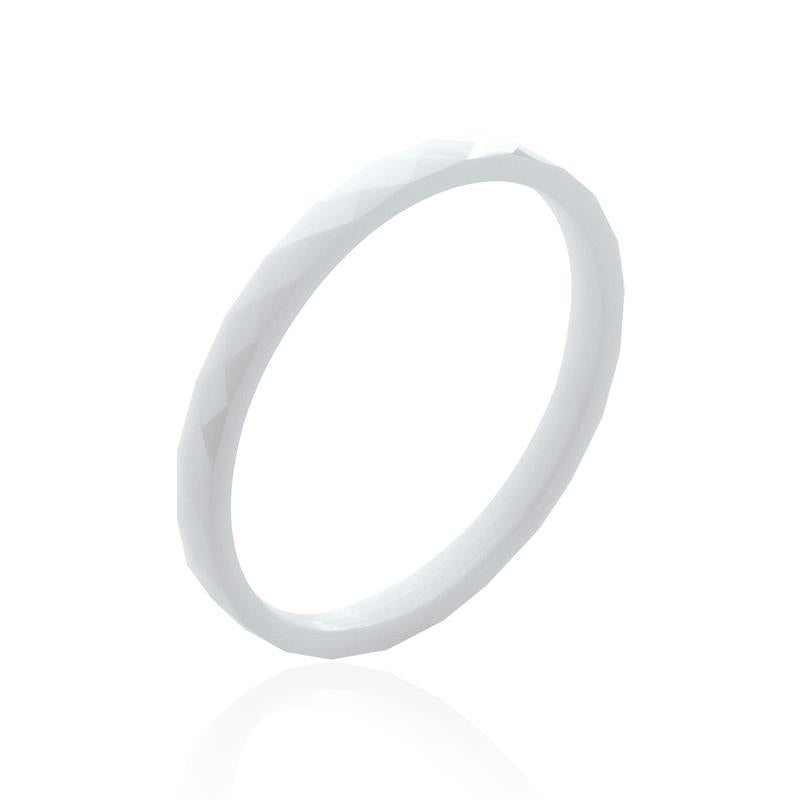 Ring – Weiße Keramik