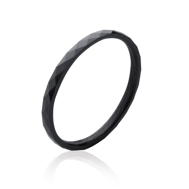 Ring - Schwarze Keramik
