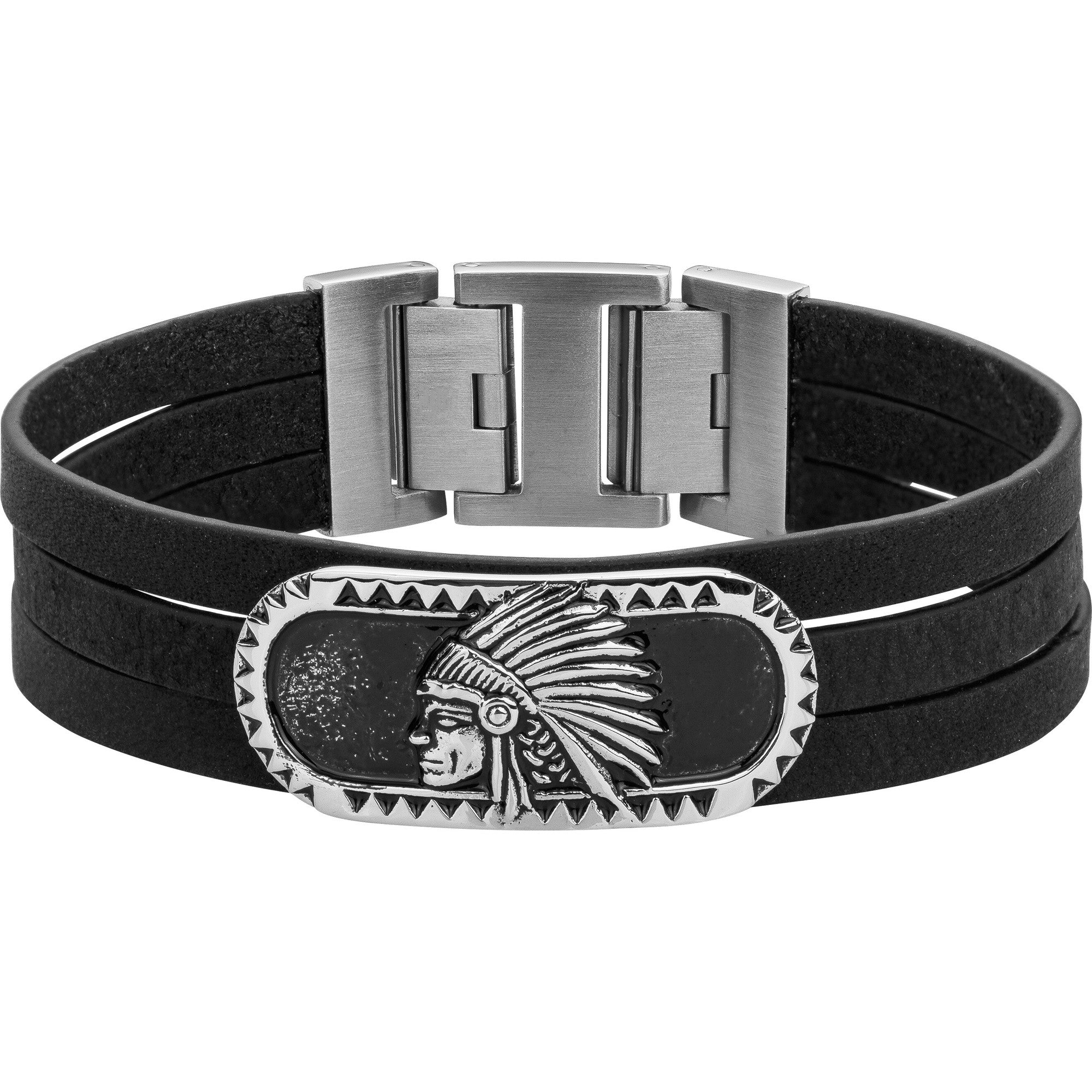 PHEBUS indiskt armband för män 316L Stål 35-1027