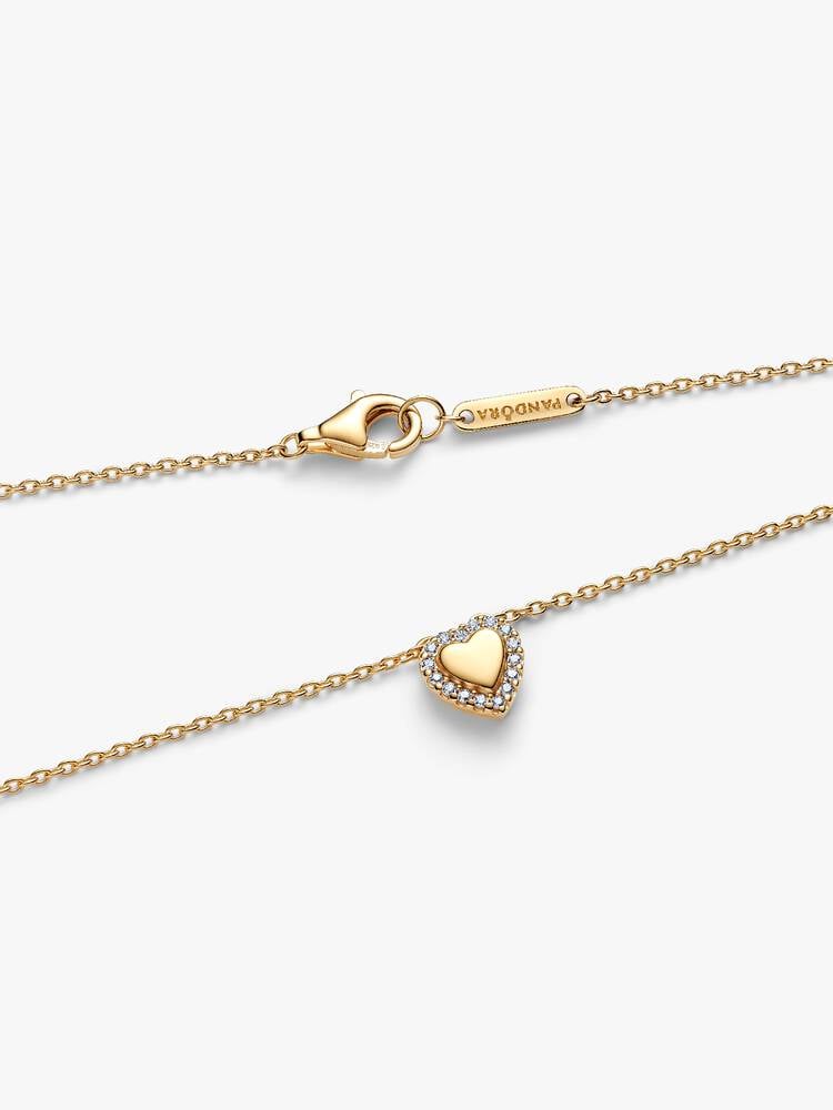 Collar Pandora - Corazón de halo grabable