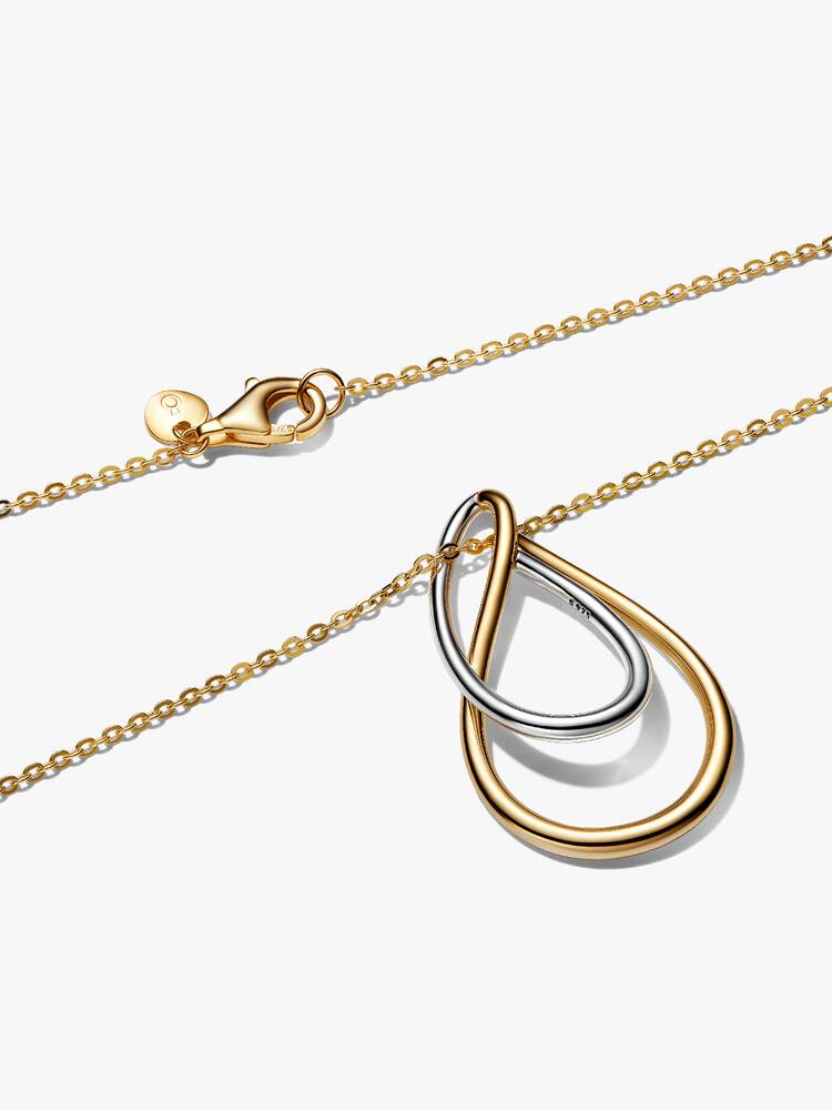 Collier Pandora - Pendentif Double Bimatière | 364668C00