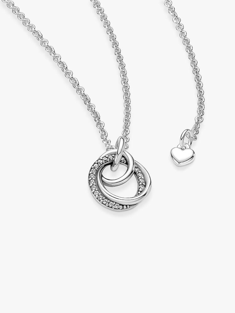 Collana Pandora - Collana con ciondolo a cerchi My Family Forever | 391455C01