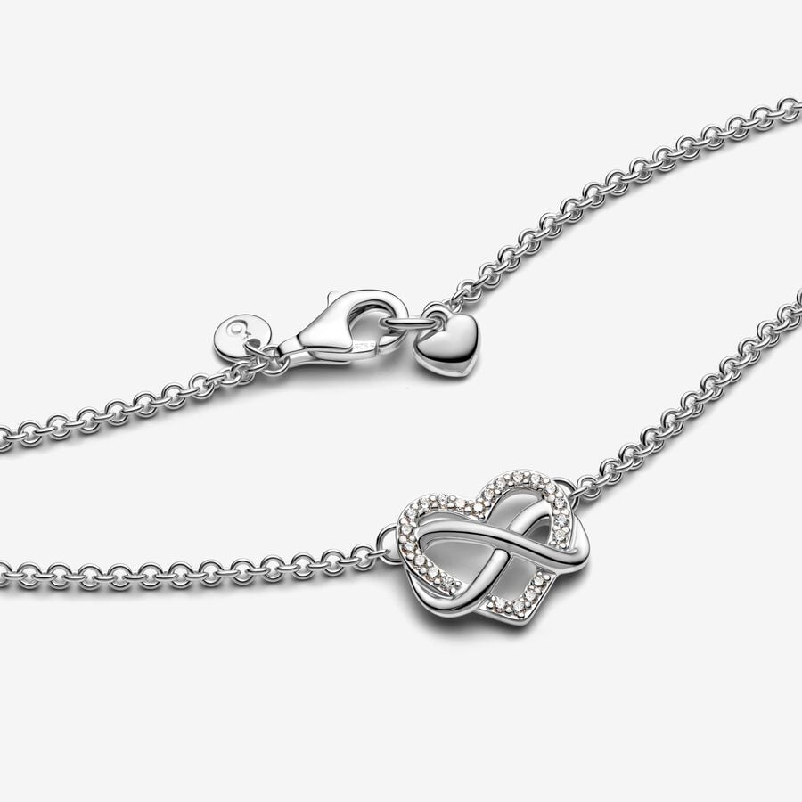 Coeur & Infini - Argent - Collier Pandora