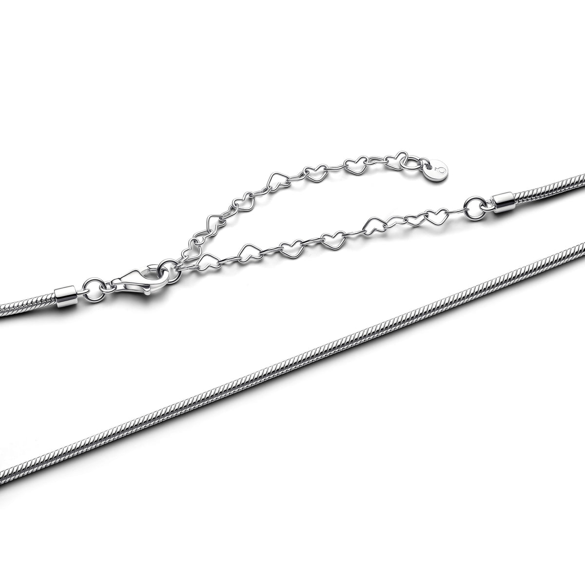 Collier Maille Serpent Fine Argent – vue 2