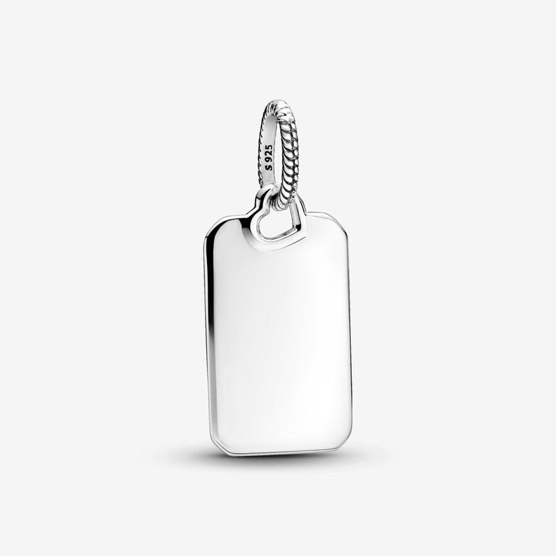 Engravable Rectangular Plaque Pendant | Pandora