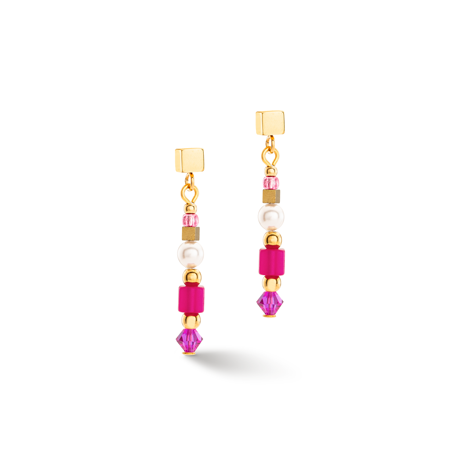 Collection 4355 - Pink - Earrings - Lion Heart