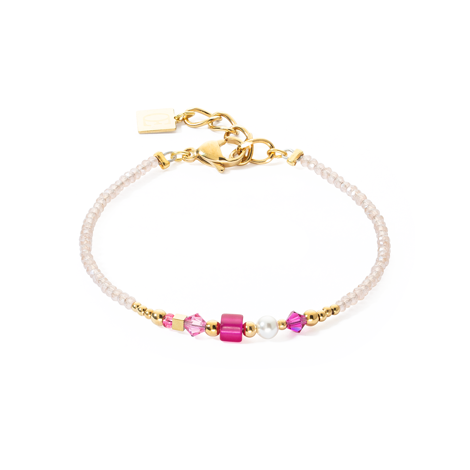 Collection 4355 - Pink - Bracelet - Lion Heart