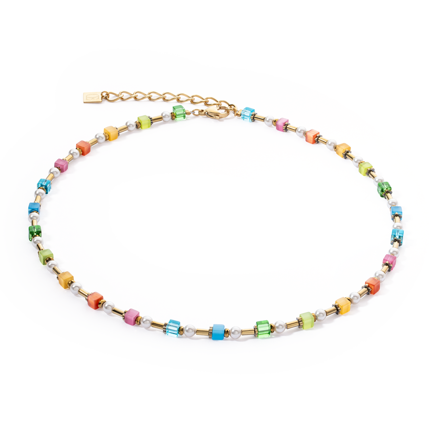 Collection 4356 - Multicolored Gold - Necklace - Lion Heart 
