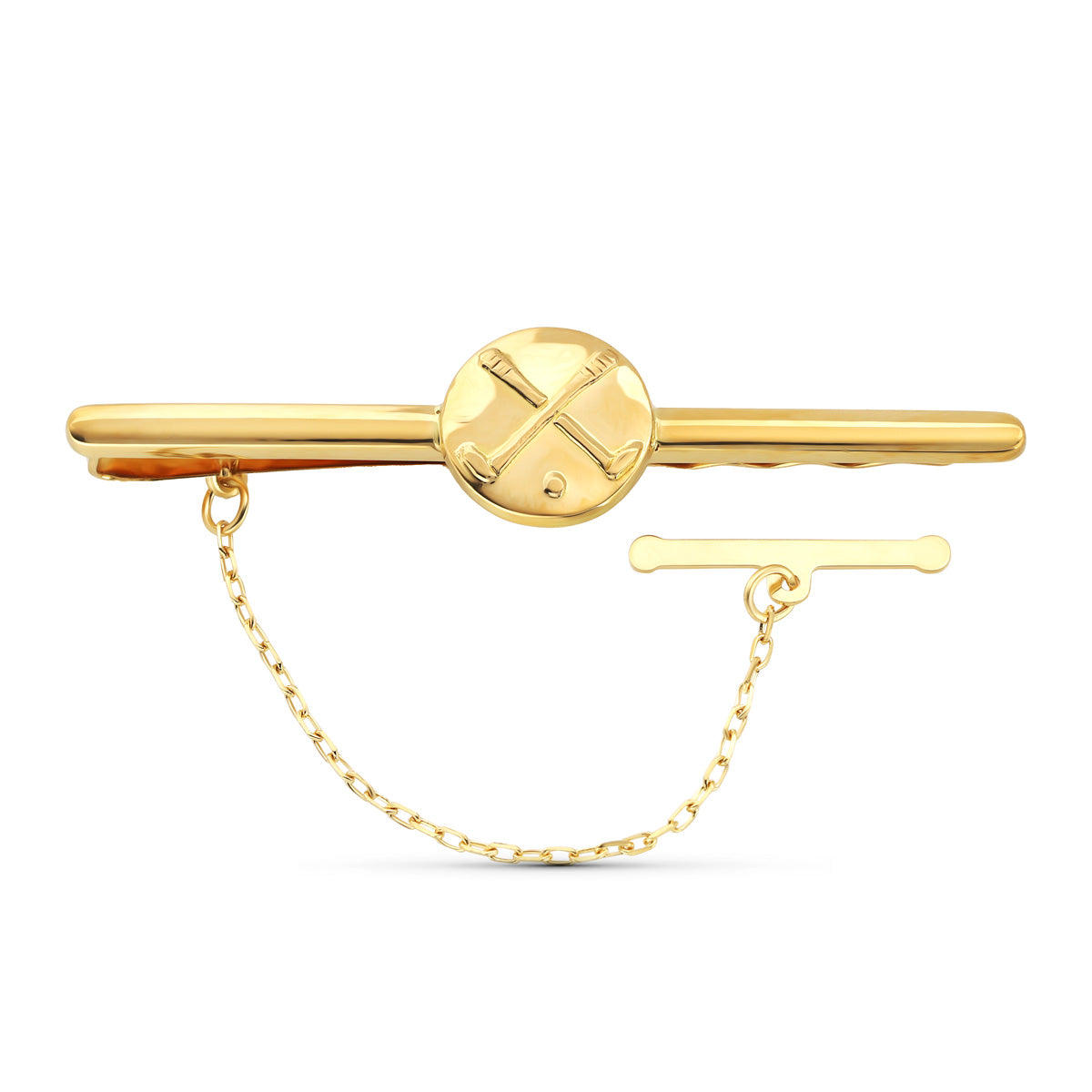 Clip Cravata Golf Aur Galben 18K 55X14 mm