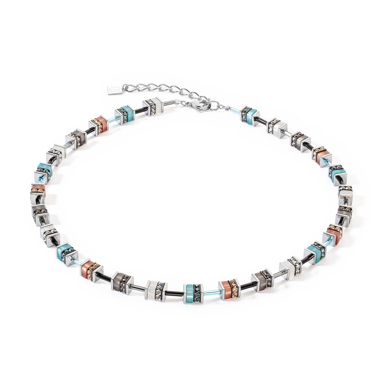 Kollektion 4409 – Aquabraun – Halskette – Löwenherz 