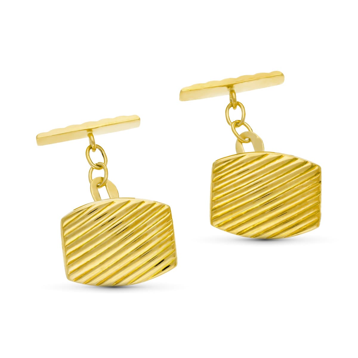 18K Gold Cufflinks S 17X13 mm
