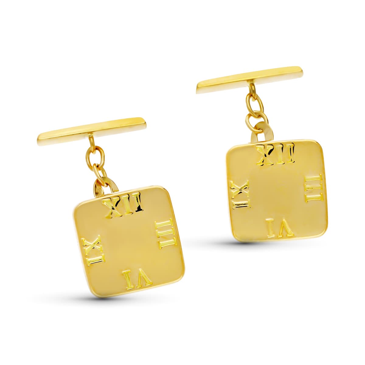 Gemelos Oro 18K S 14X14 mm