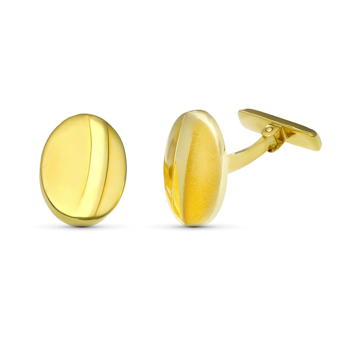18K Manschettenknöpfe 18X13 mm