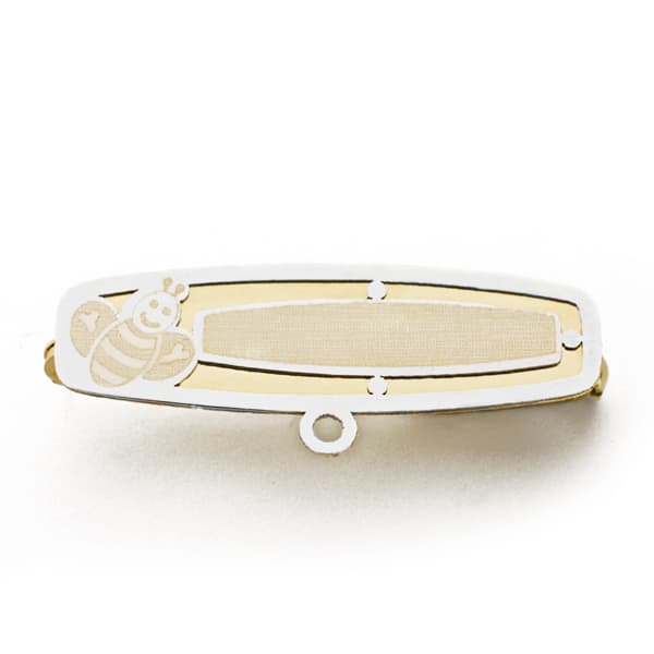 Bee Pin i 18K Tvåfärgat guld 28X7 mm