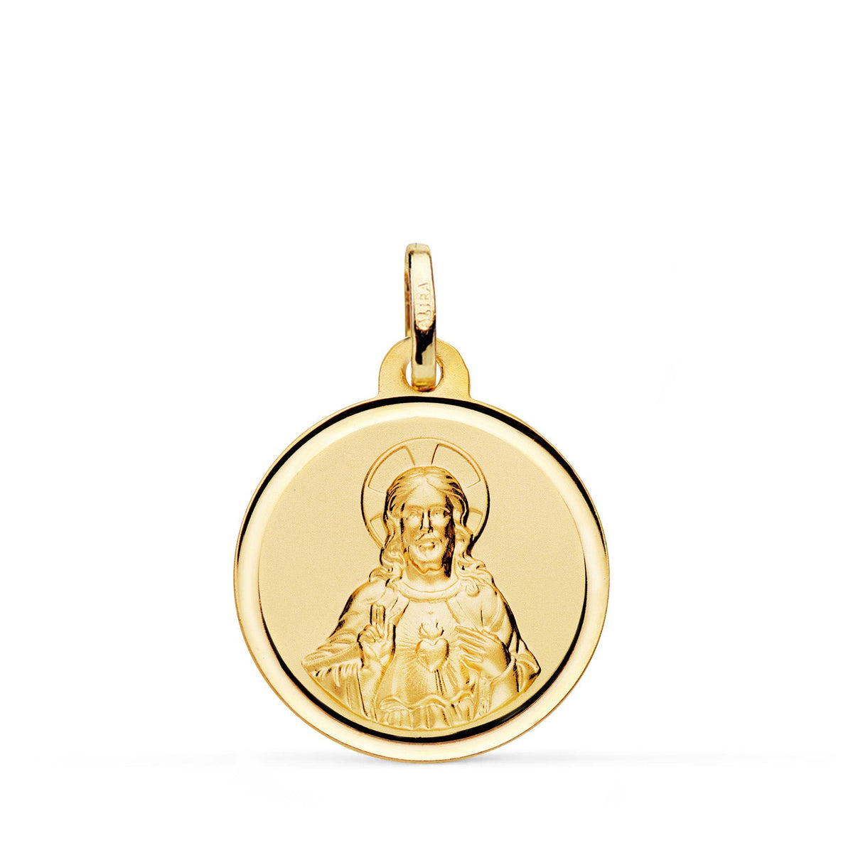 Médaille Sacré-Cœur de Jésus Or 9 carats – 20 mm