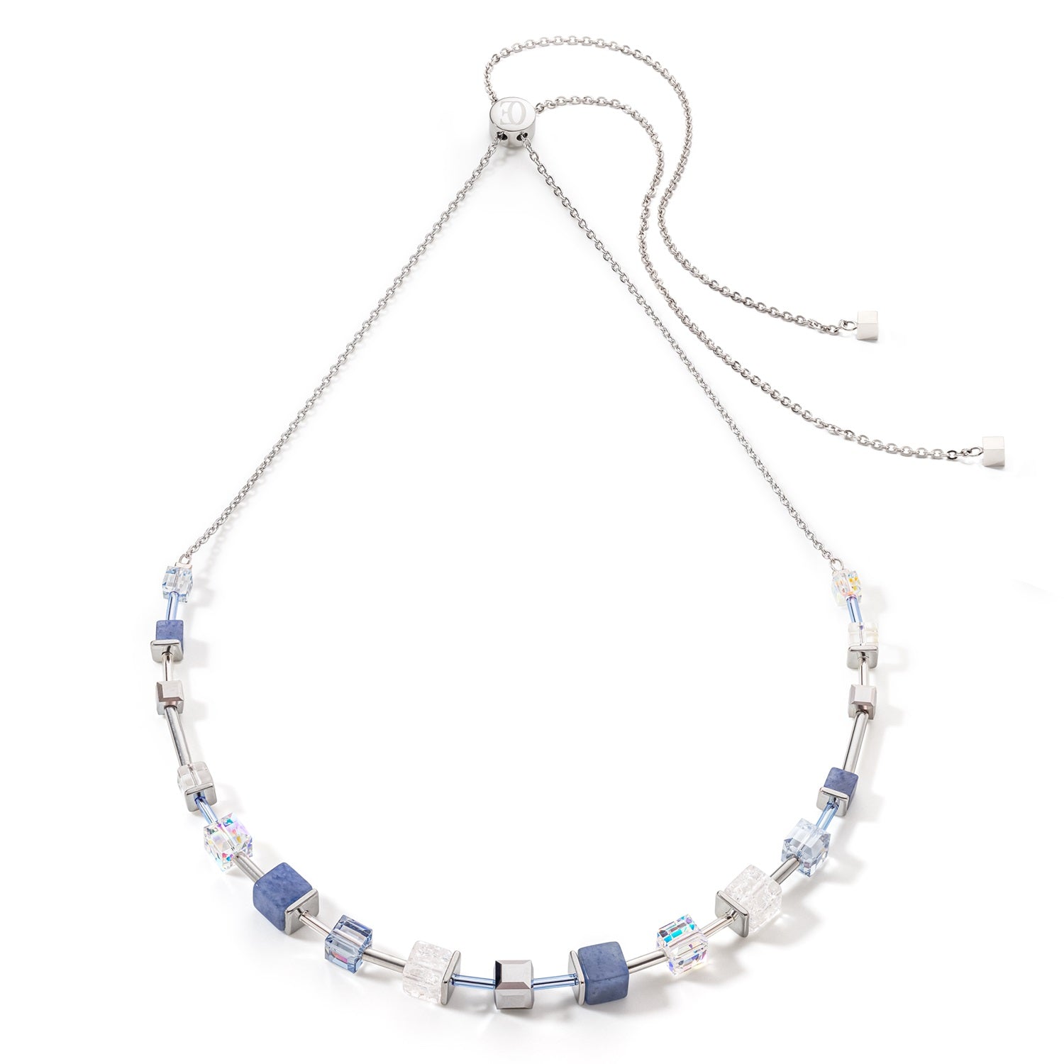 Kollektion 5074 – Blaues Silber – Halskette – Löwenherz