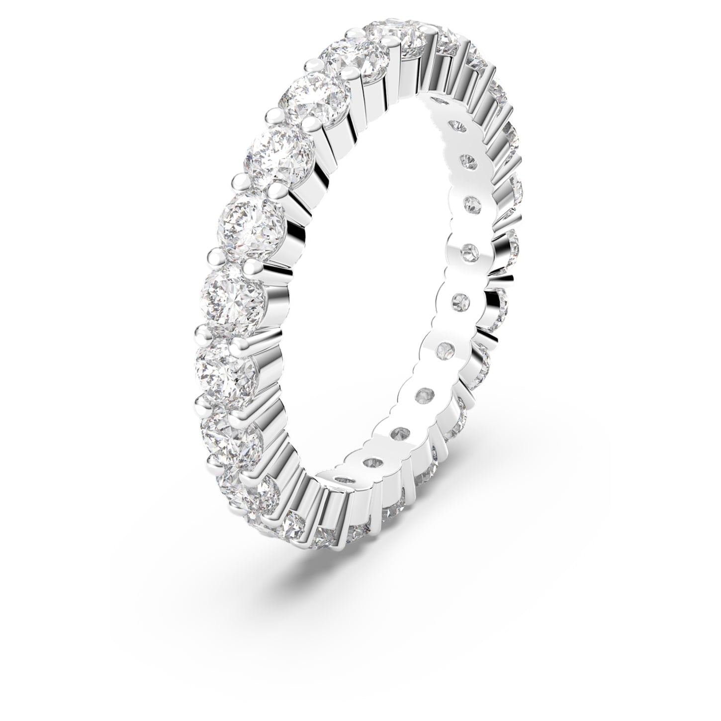 Vittore - Silver White - XL - Ring - Swarovski
