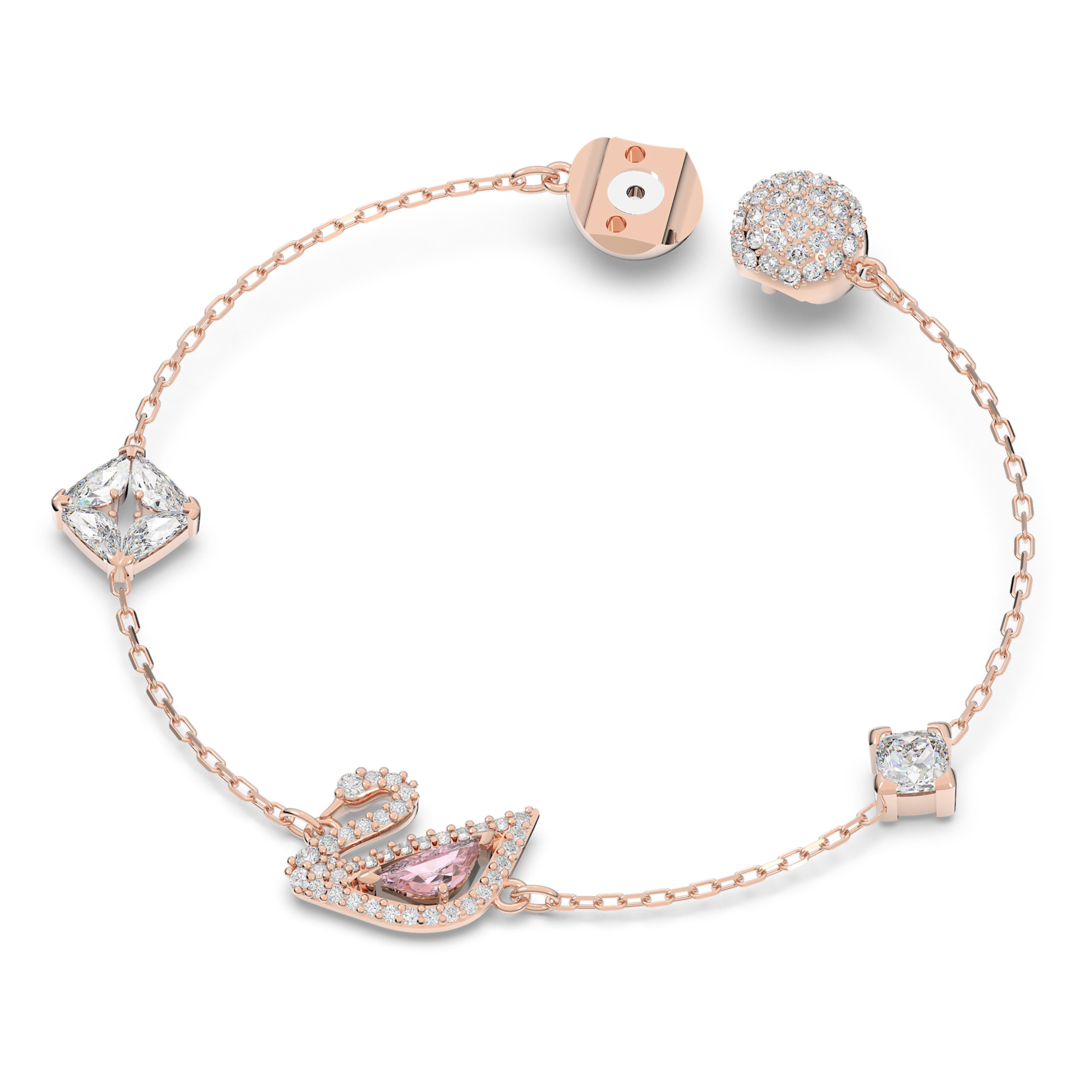 Bracelet Swarovski - Swan - Rose & Rosé