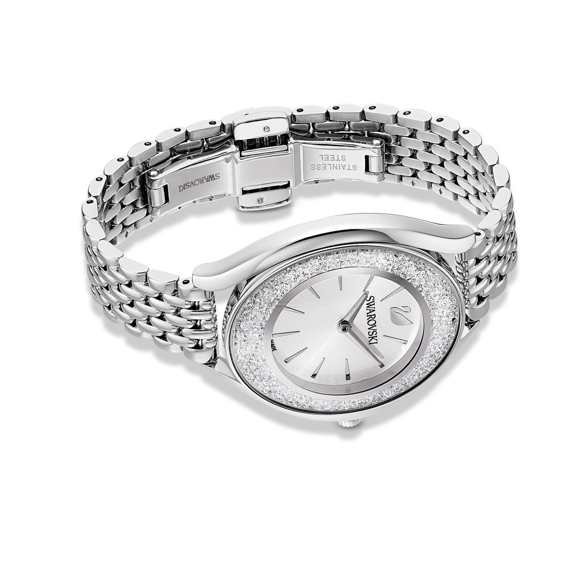 Aura cristalina - Silver White - Watch - Swarovski