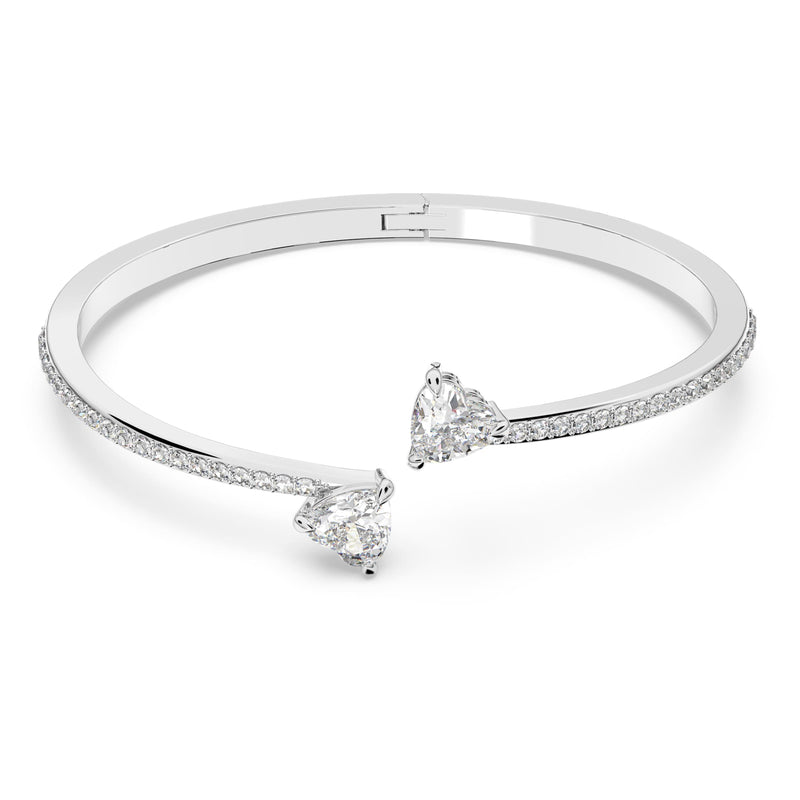 Mesmera - Silver White - Bangle - Swarovski