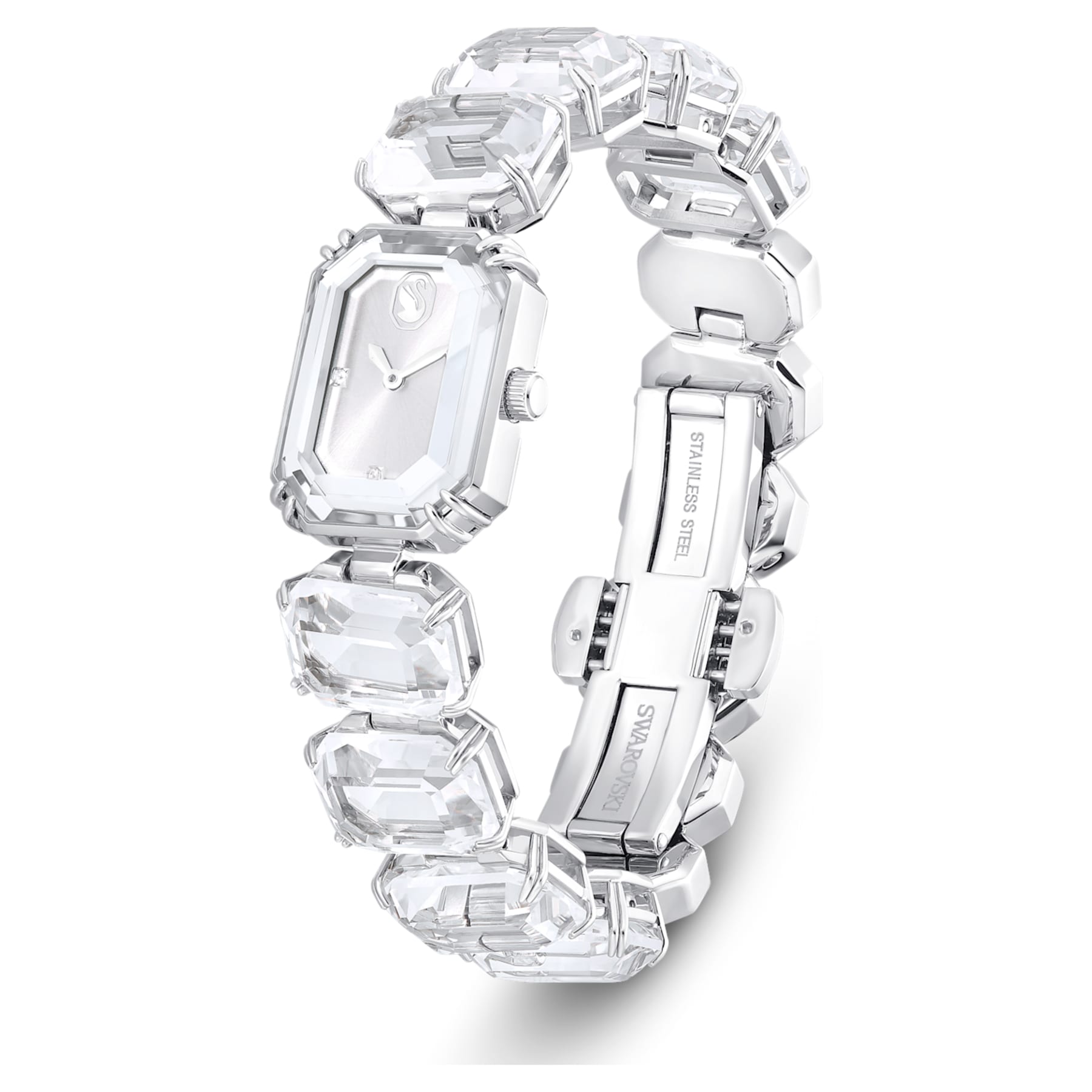Millenia – Weißes Silber – Uhr – Swarovski