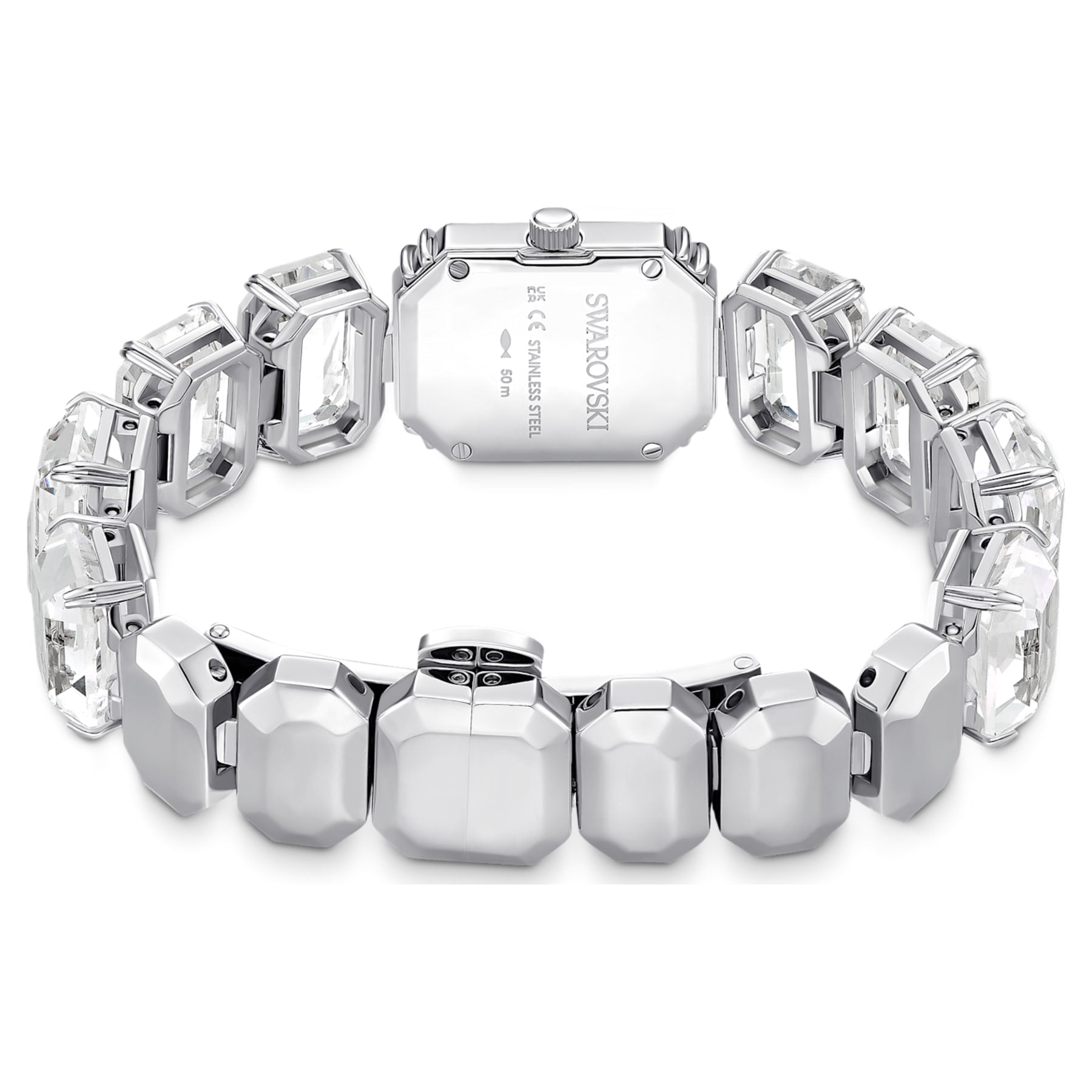 Millenia – Weißes Silber – Uhr – Swarovski
