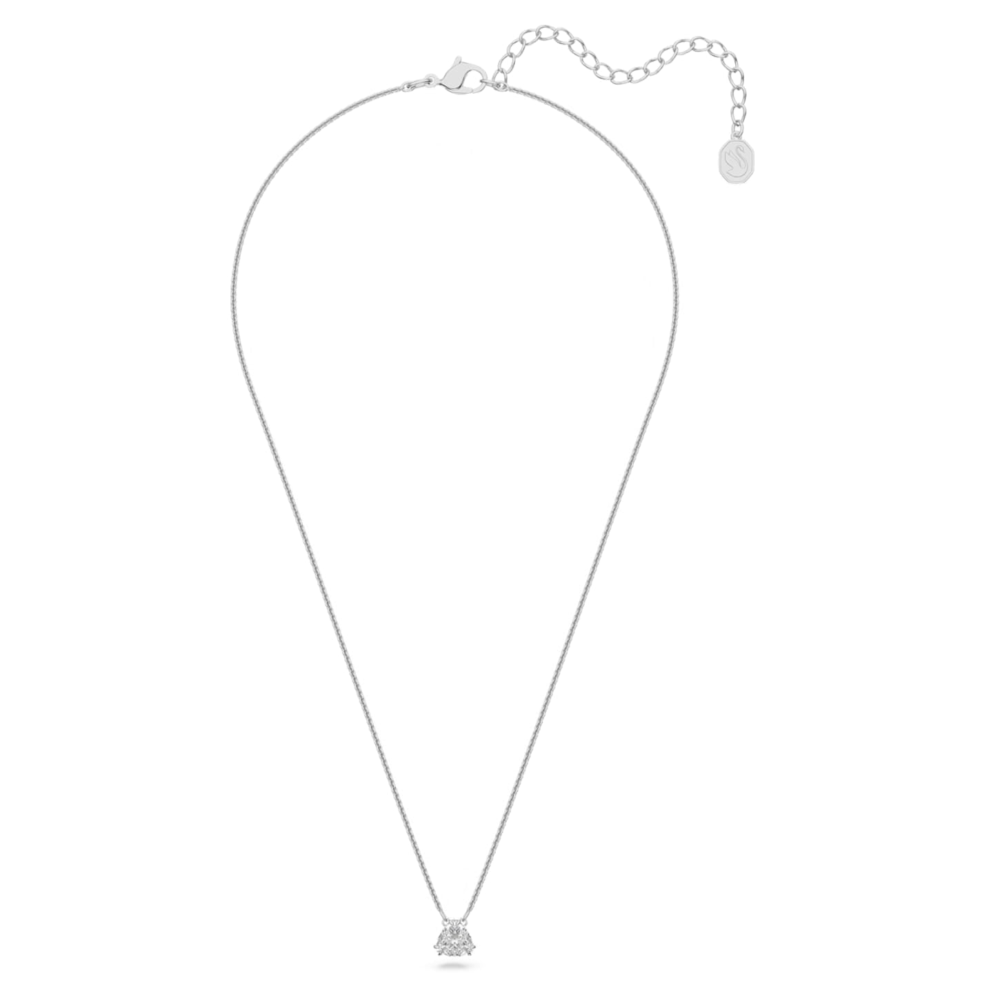 Millenia - Weißes Silber - Halskette - Swarovski
