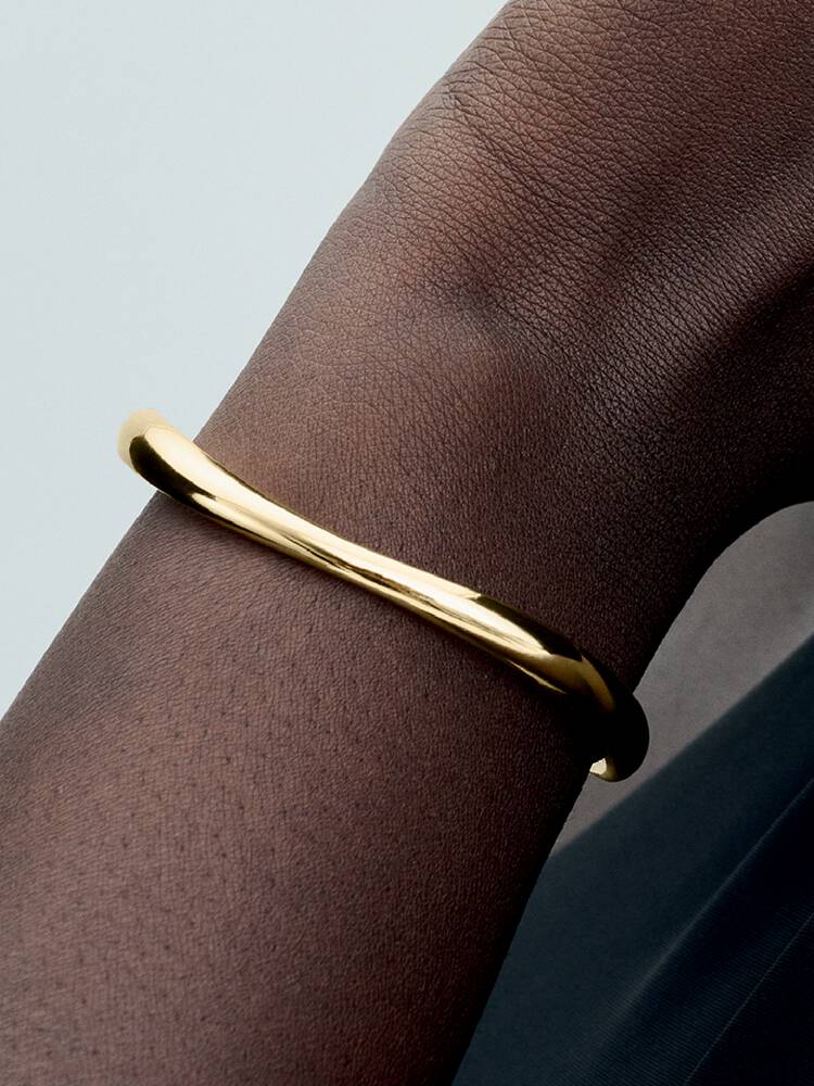 Pandora Bracelet - Organic Shaped Open Bangle