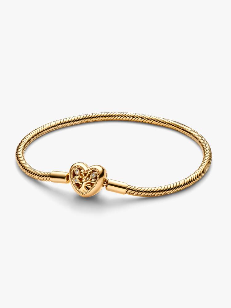Pandora armbånd - Snake Mesh hjertelås