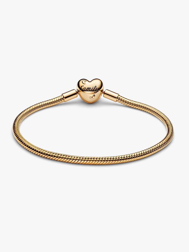 Pandora armbånd - Snake Mesh hjertelås