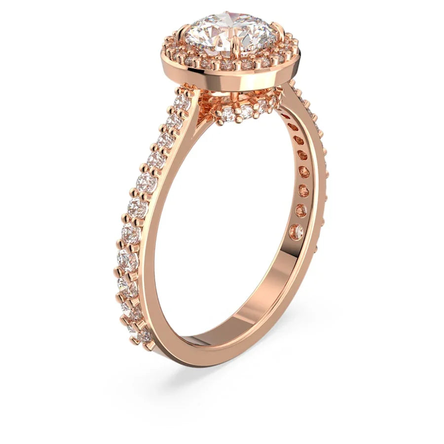 Swarovski Ring – Una Angelic – Rundschliff – Weiß und Rosé, Ansicht 2
