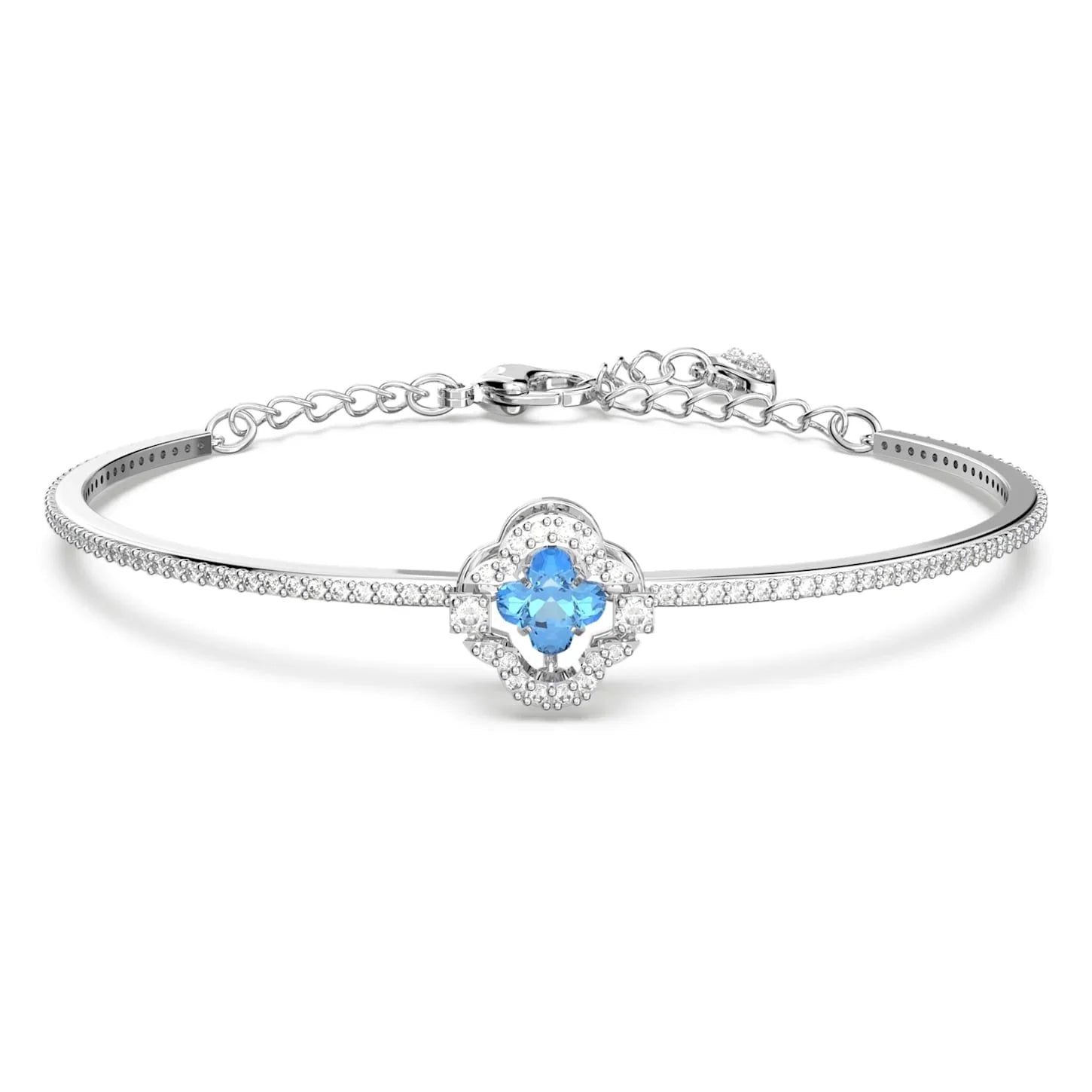 Swarovski náramek - Una - modrá a stříbrná
