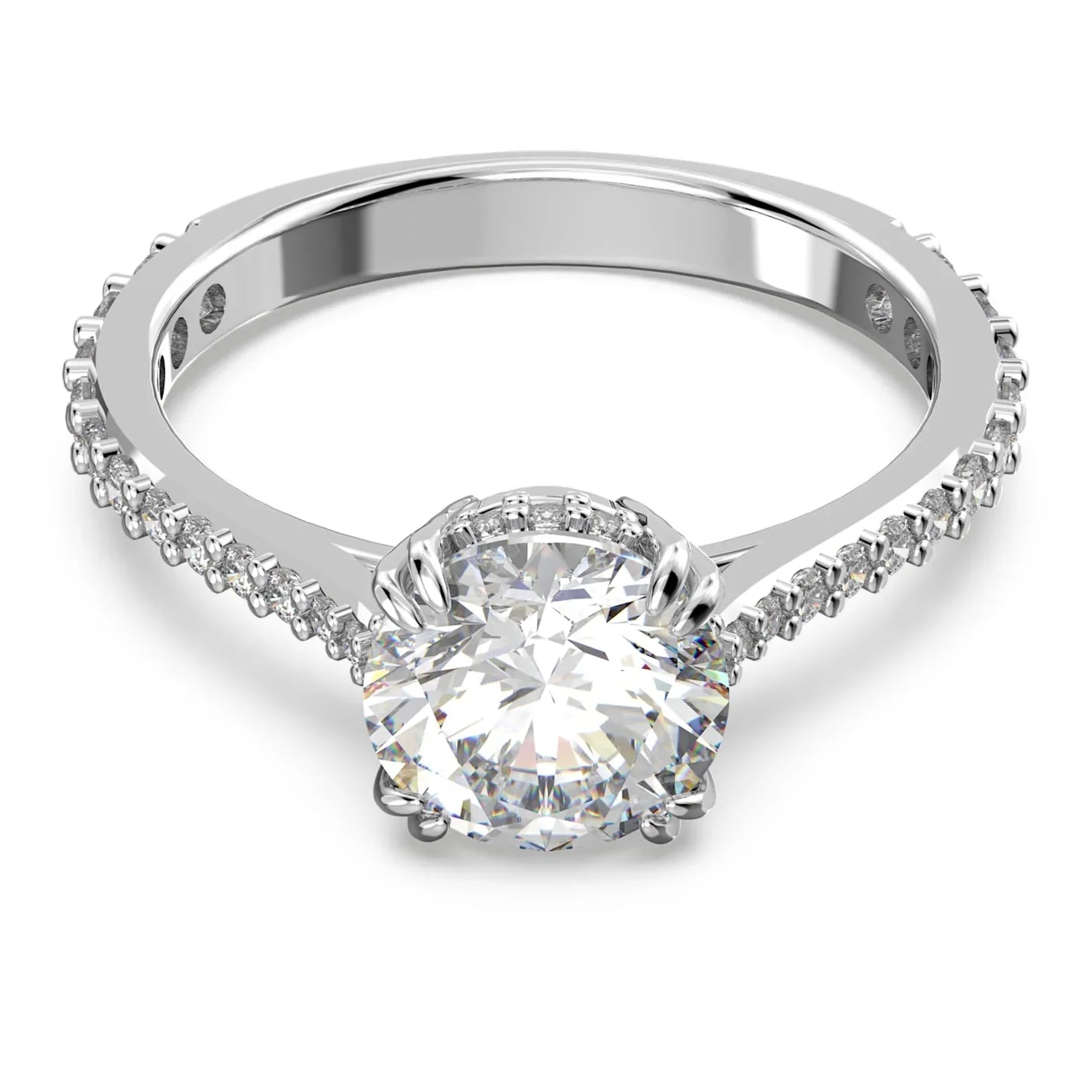 Anillo Mujer Constella Princesa Plata Blanca – Swarovski