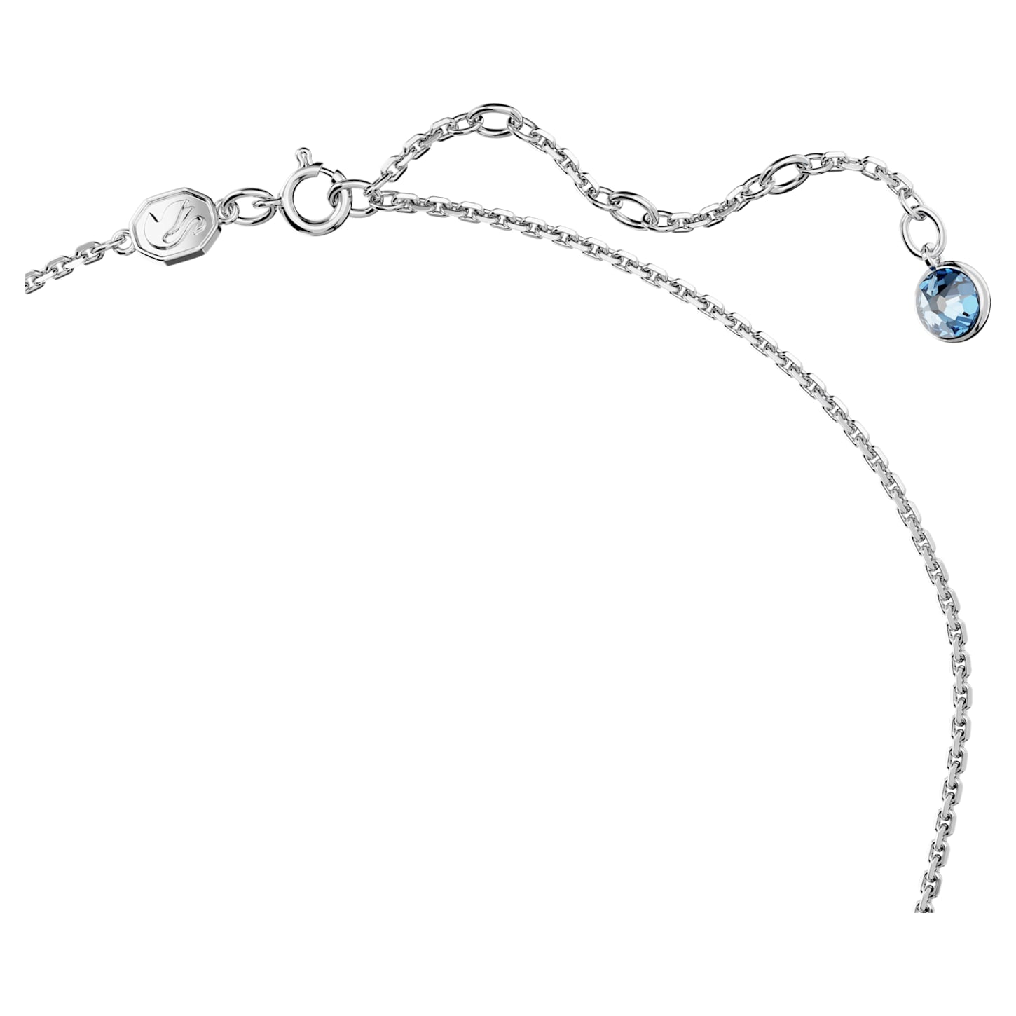 Chroma - Multicolour Silver - Necklace - Swarovski