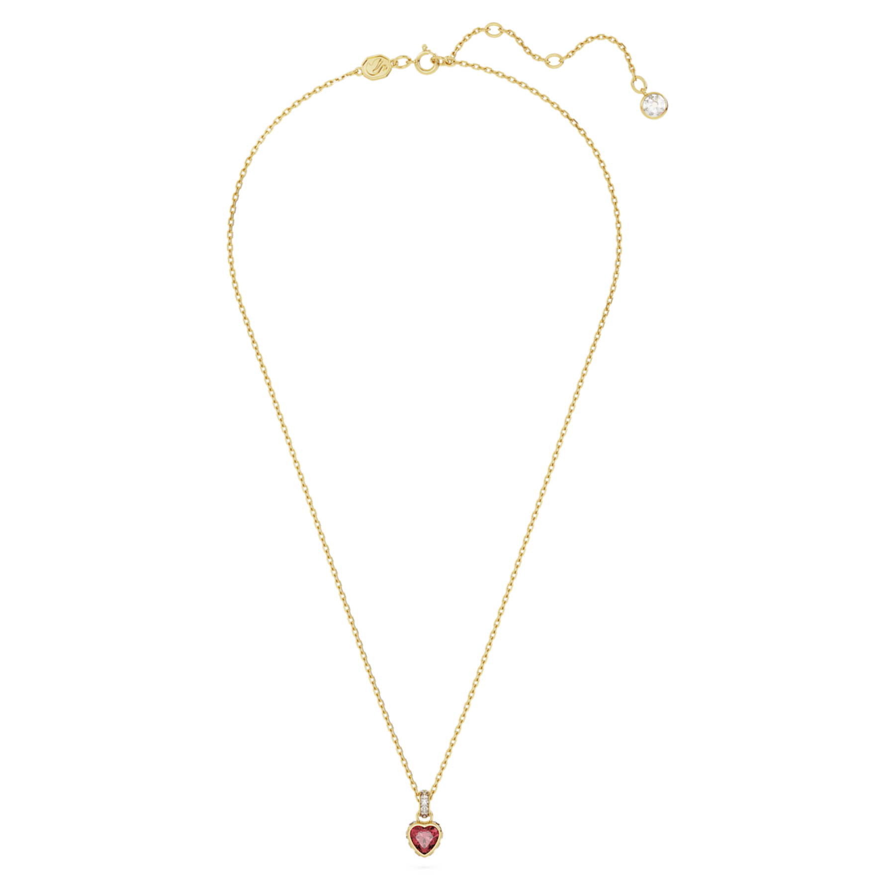 Stilla - Golden Red - Necklace - Swarovski