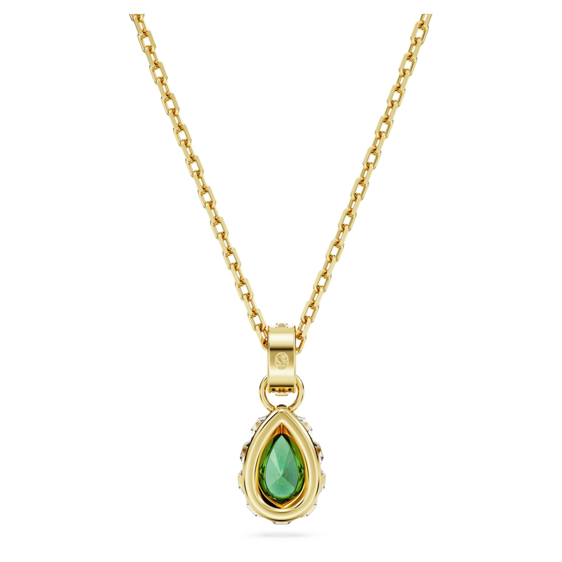 Stilla - Golden Green - Necklace - Swarovski